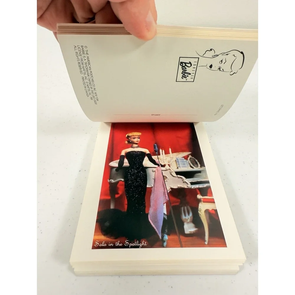 FOREVER BARBIE: A POSTCARD BOOK By Running Press Vintage First Edition